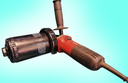 Испытания диска из масляного фильтра для УШМ